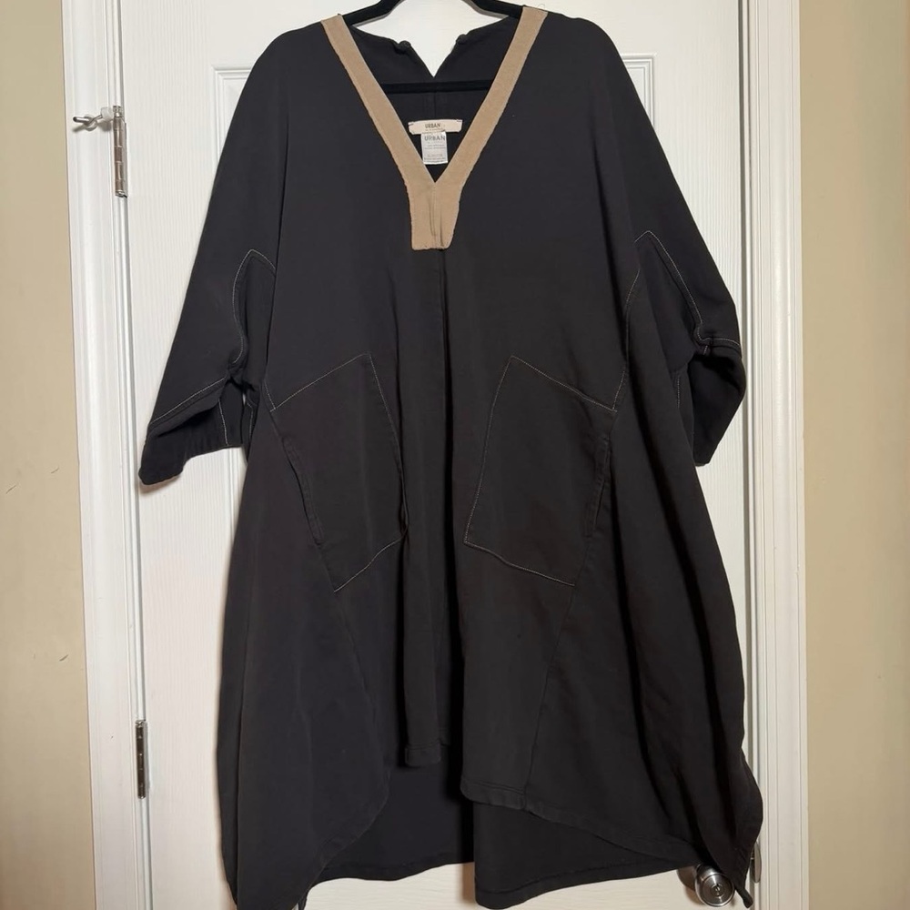 Boho Hippy Urban Tunic T-shirt Dress W/ Pockets